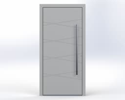 Aluminium deurpaneel Paneel 5050